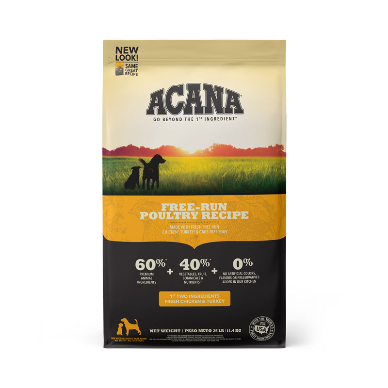 Acana Free-Run Poultry Recipe for Dogs, 25 lb