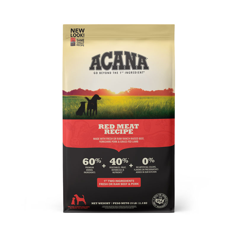 Acana Red Meat Recipe for Dogs, 25 lb