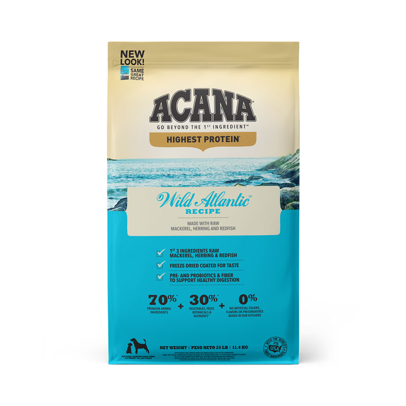Acana Wild Atlantic Recipe for Dogs, 25 lb