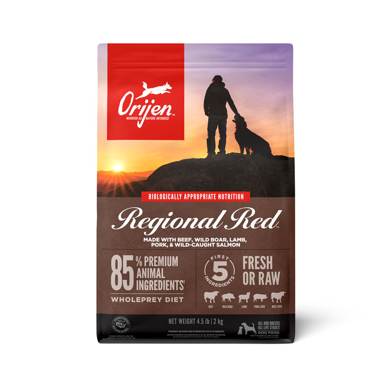Orijen Regional Red Dog Food for All Life Stages, 4.5 lb
