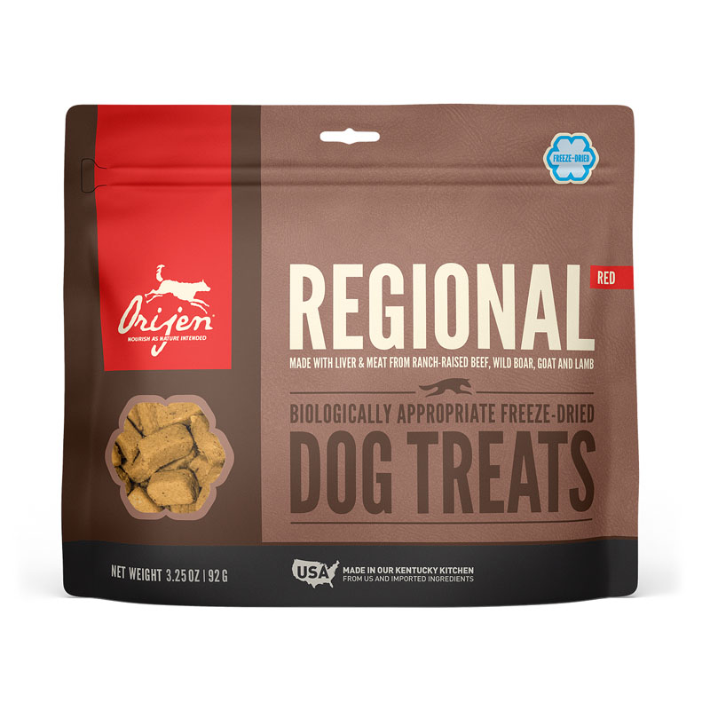 Orijen Regional Red Freeze-Dried Dog Treats, 3.25 oz