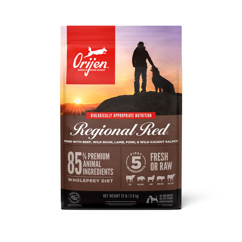 Orijen Regional Red Dog Food for All Life Stages, 13 lbs