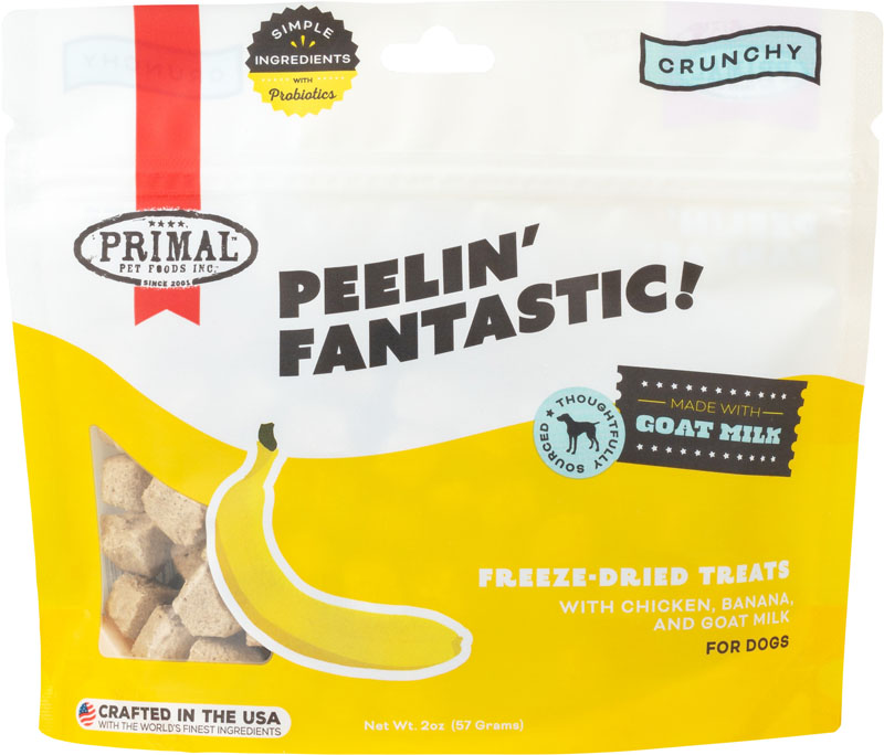 Primal Peelin' Fantastic Cruncy Freeze-Dried Treats, 2 oz