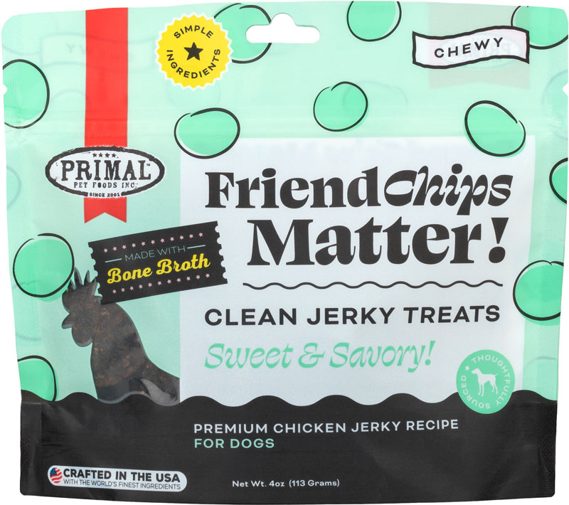 Primal Friendchips Matter Chicken Jerky Chips, 4 oz