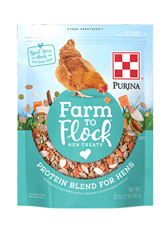 Purina&reg; Farm to Flock&reg; Protein Blend Hen Treats, 2 lbs