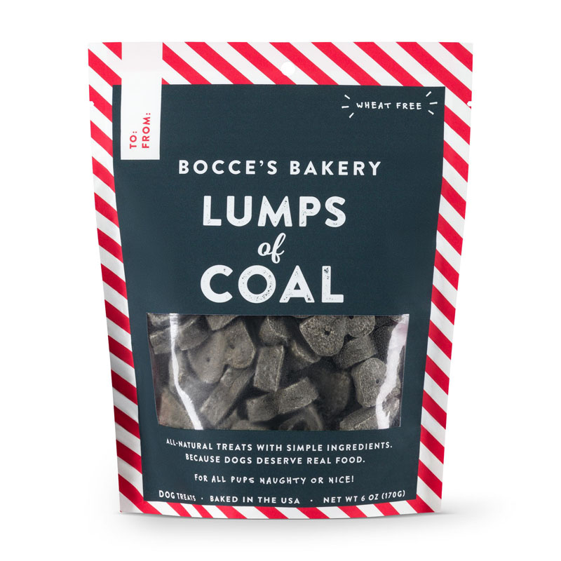 Bocce's Bakery Lumps of Coal Soft & Chewy Treats, 6 oz