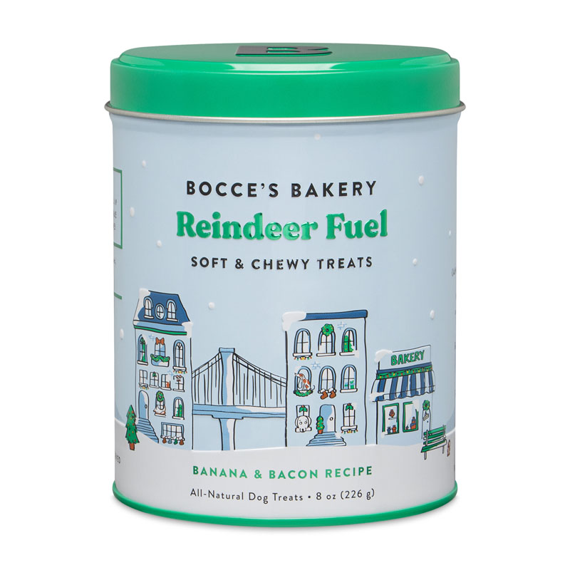 Bocce's Bakery Reindeer Fuel Treats Tin, 8 oz