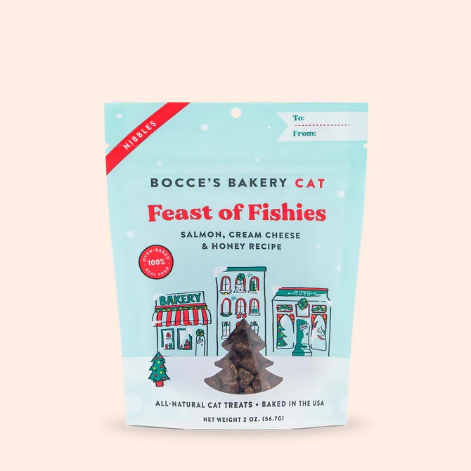 Bocce's Bakery Feast of Fishes Soft & Chewy Cat Treats, 2 oz