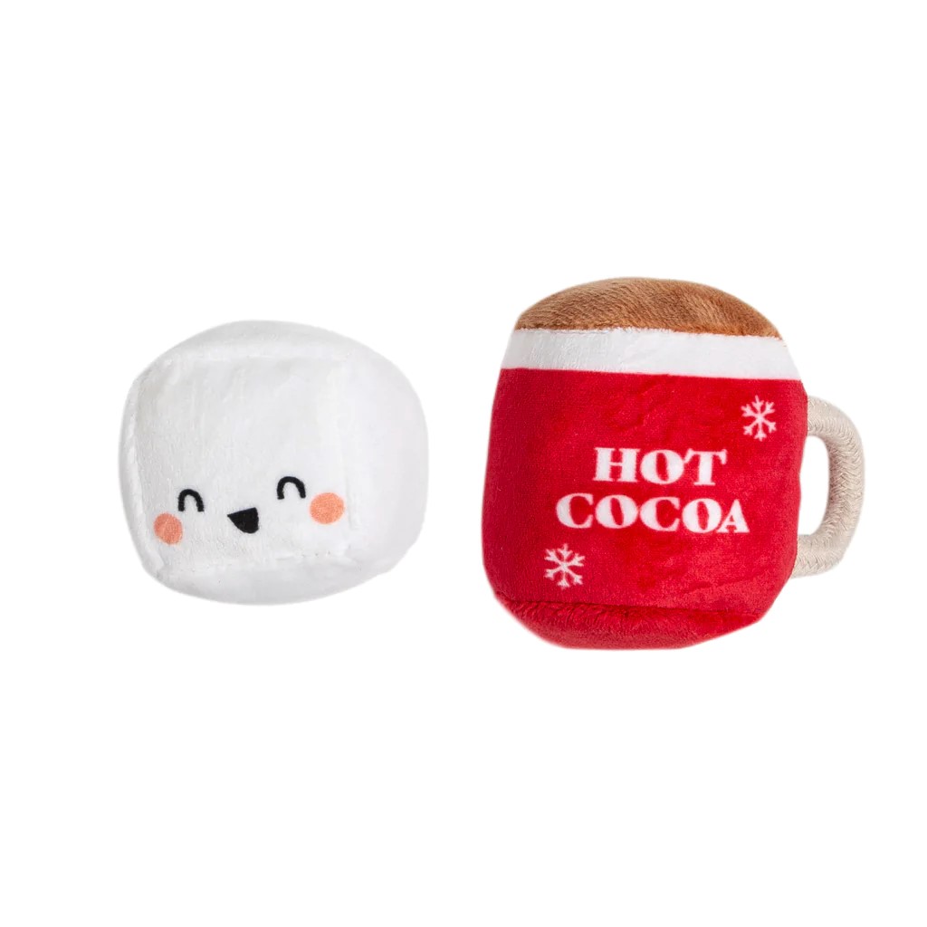 Hot Cocoa & Marshmallows Cat Toy Set