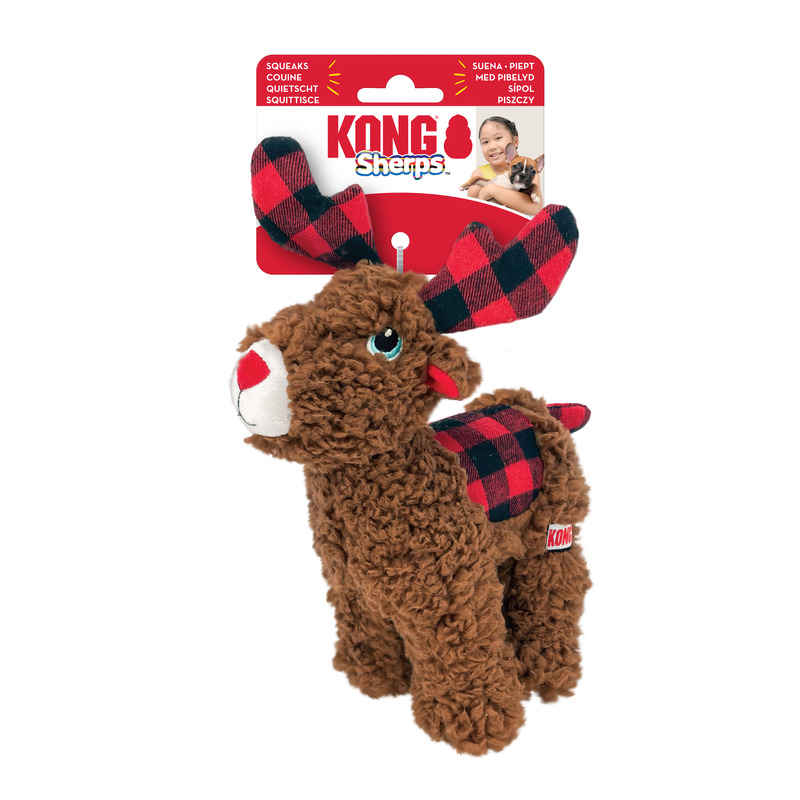 KONG Holiday Sherps Floof Reindeer
