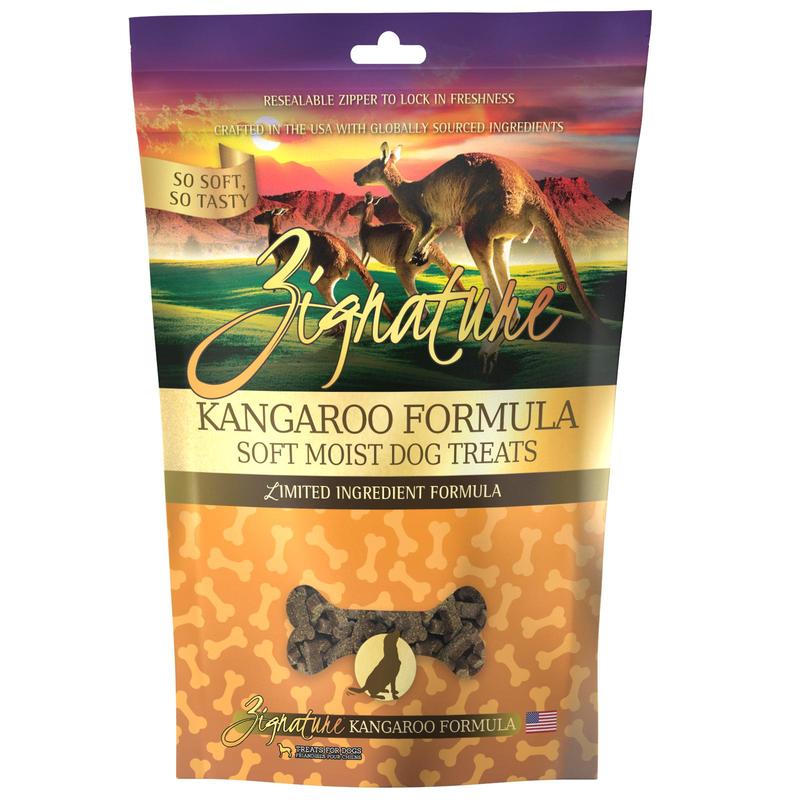 Zignature Soft Moist Treats for Dogs - Kangaroo, 4 oz