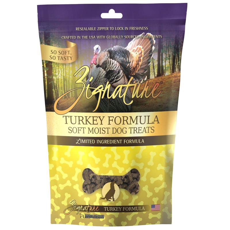 Zignature Soft Moist Treats for Dogs - Turkey, 4 oz