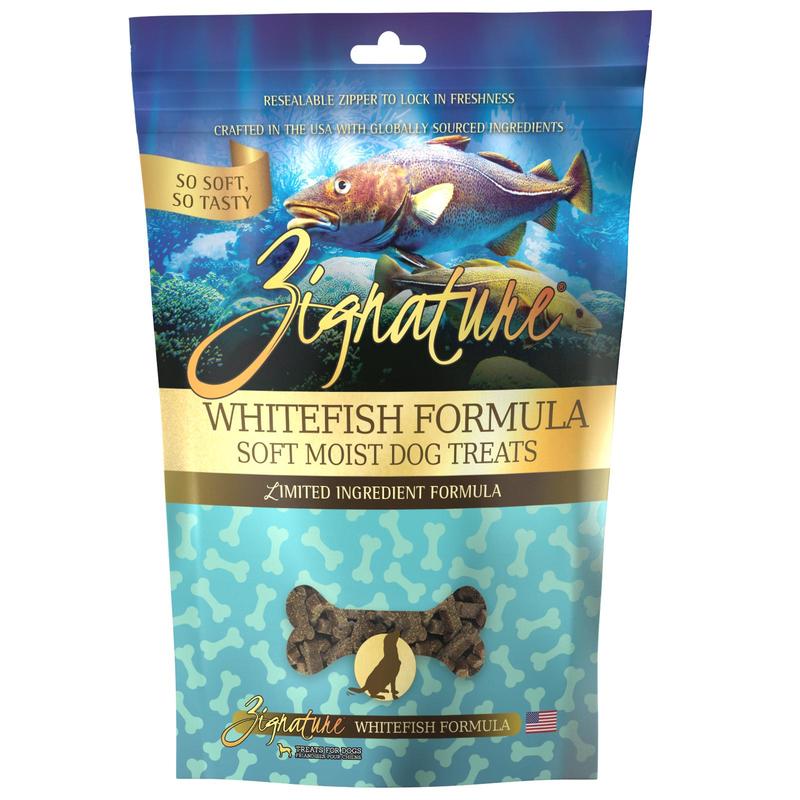 Zignature Soft Moist Treats for Dogs - Whitefish, 4 oz