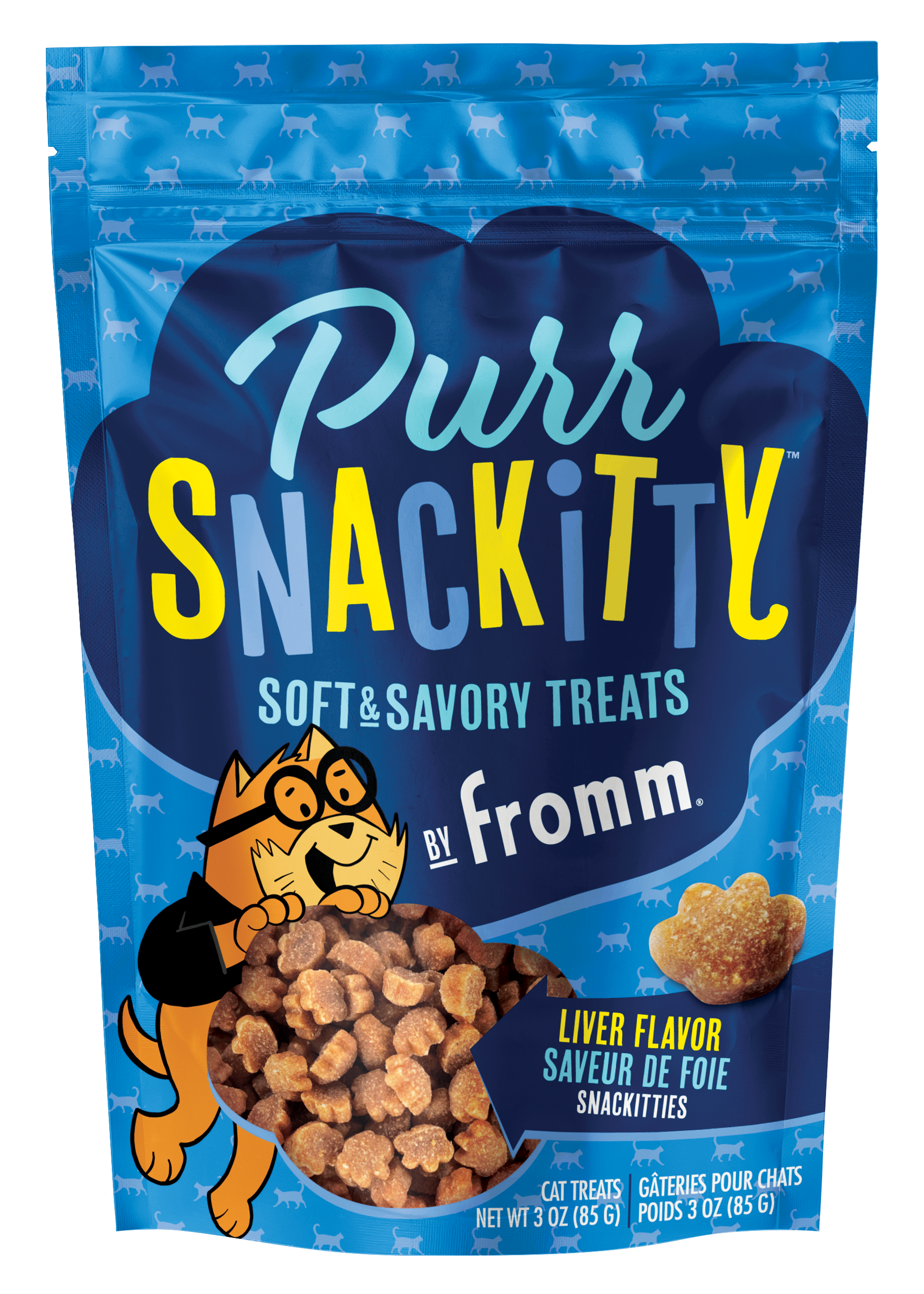 Fromm Purrsnackitty Cat Treats - Liver Flavor, 3 oz