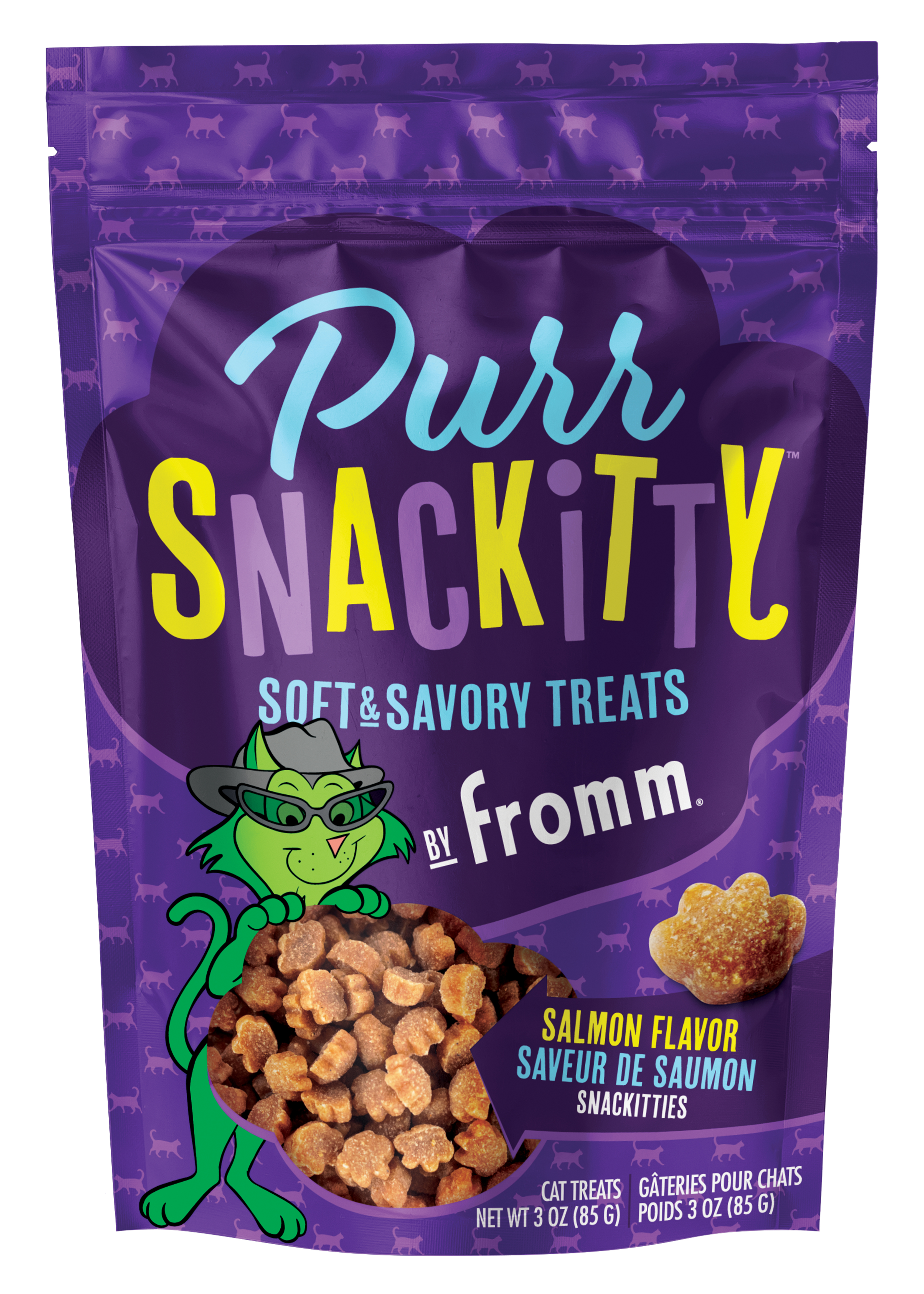Fromm Purrsnackitty Treats For Cats - Salmon Flavor, 3 oz
