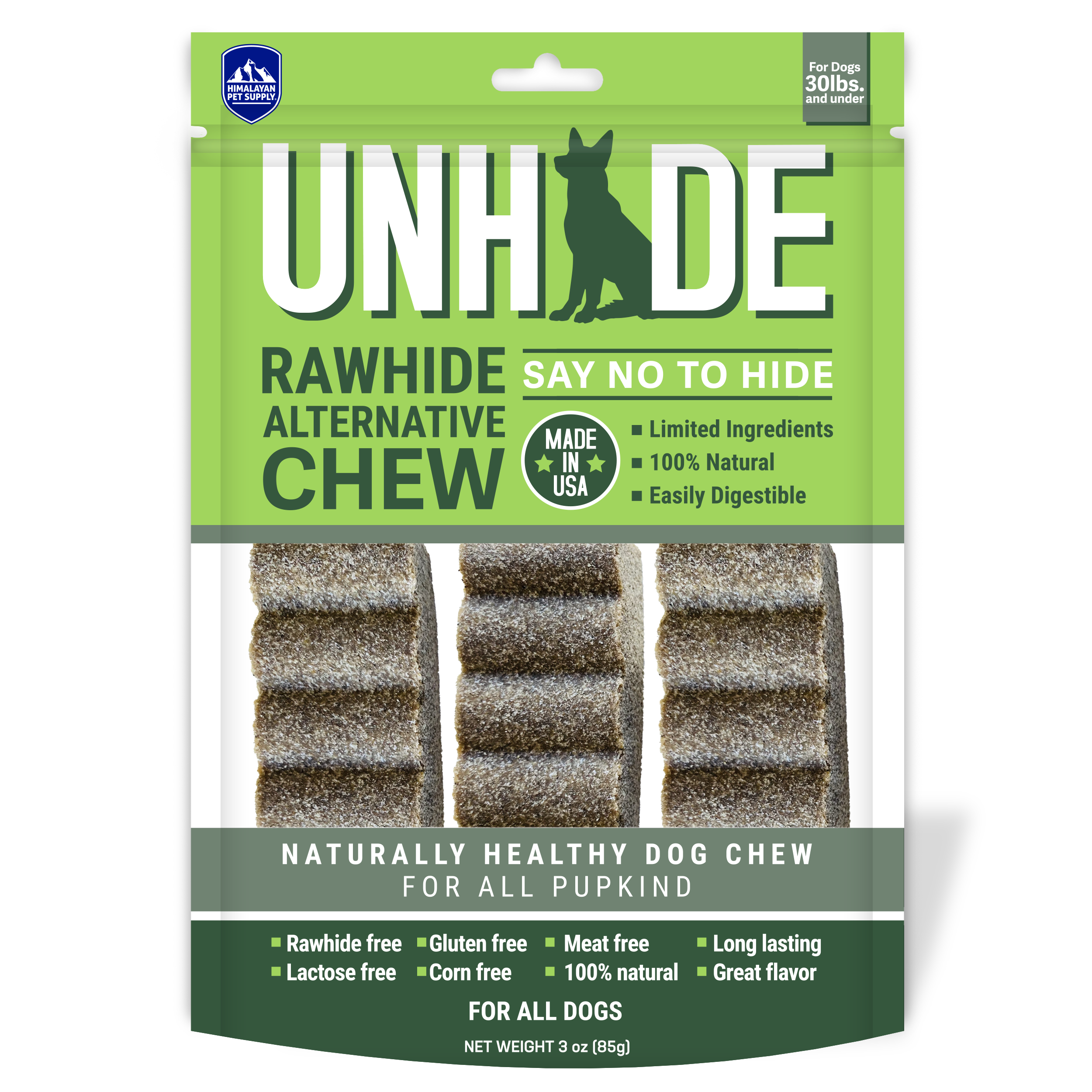 Himalayan UnHide Rawhide-Free Chew, 3 pack, Sm
