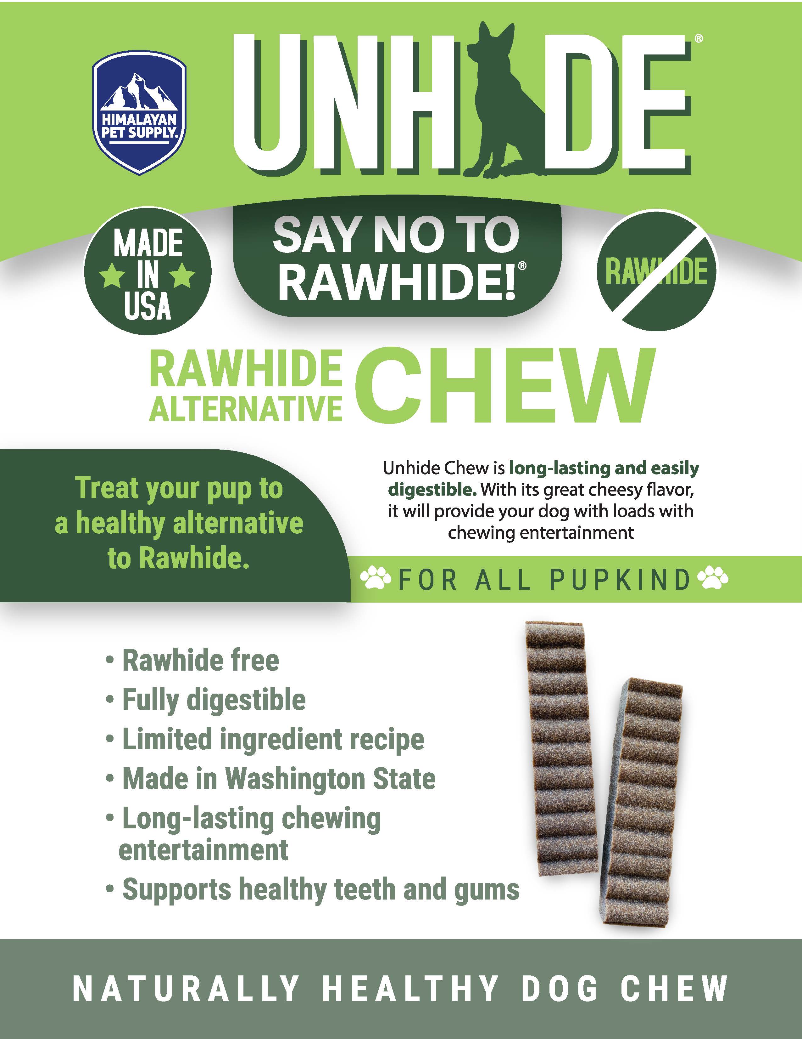 Himalayan UnHide Rawhide-Free Chew, 2 pack, Med