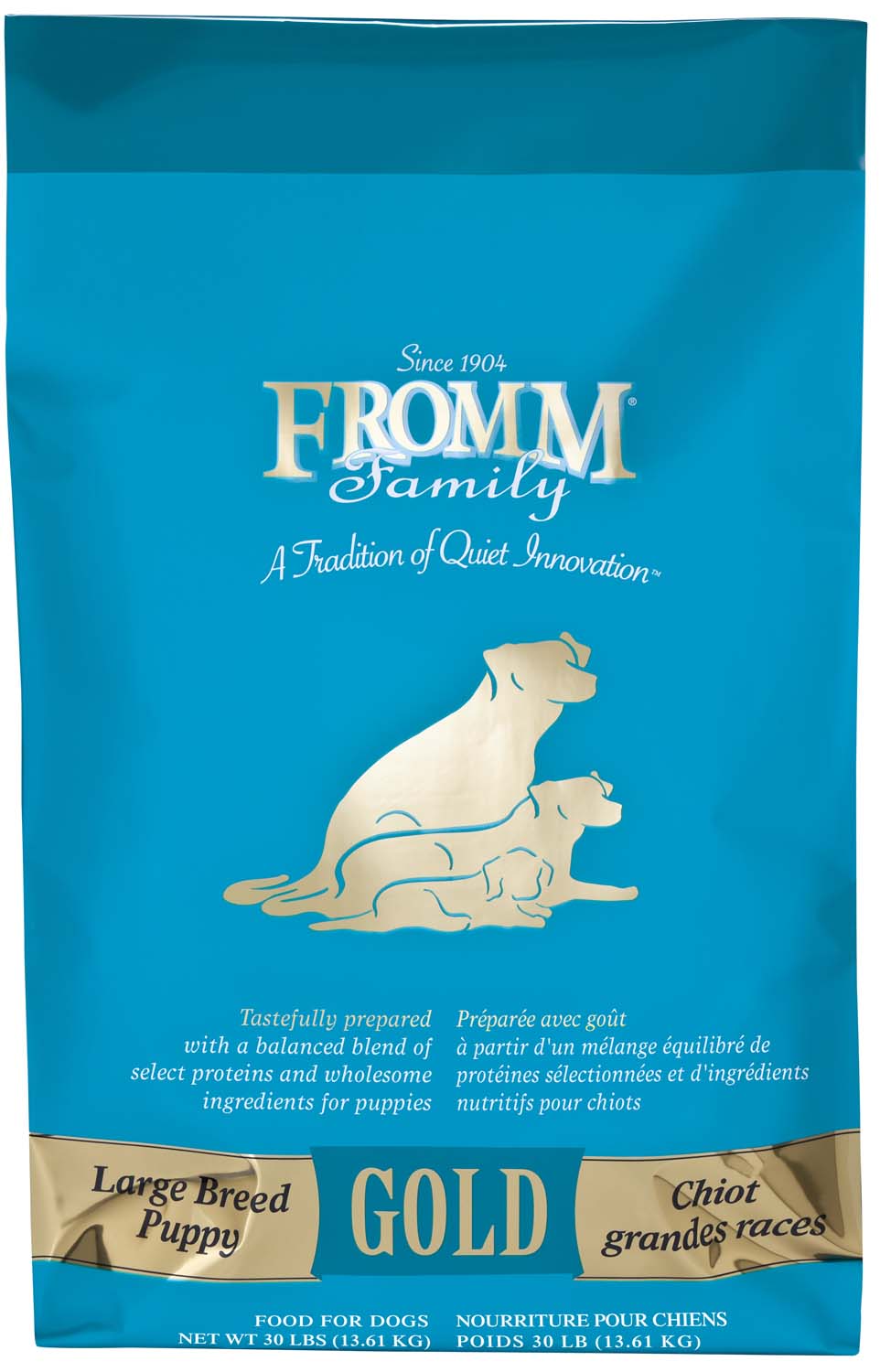 Fromm Family Large Breed Puppy Gold Food for Dogs, 30 lbs