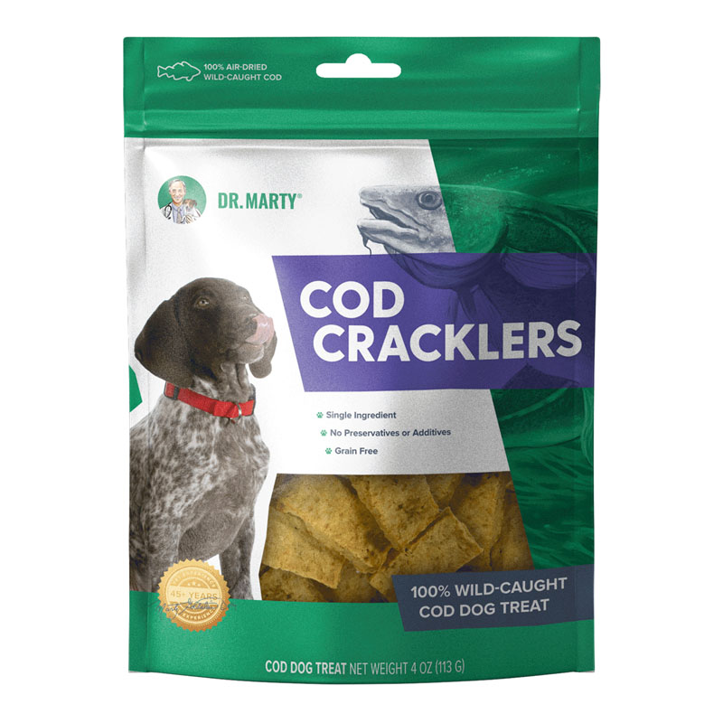 Dr. Marty Cod Cracklers Freeze-Dried Dog Treat, 4 oz