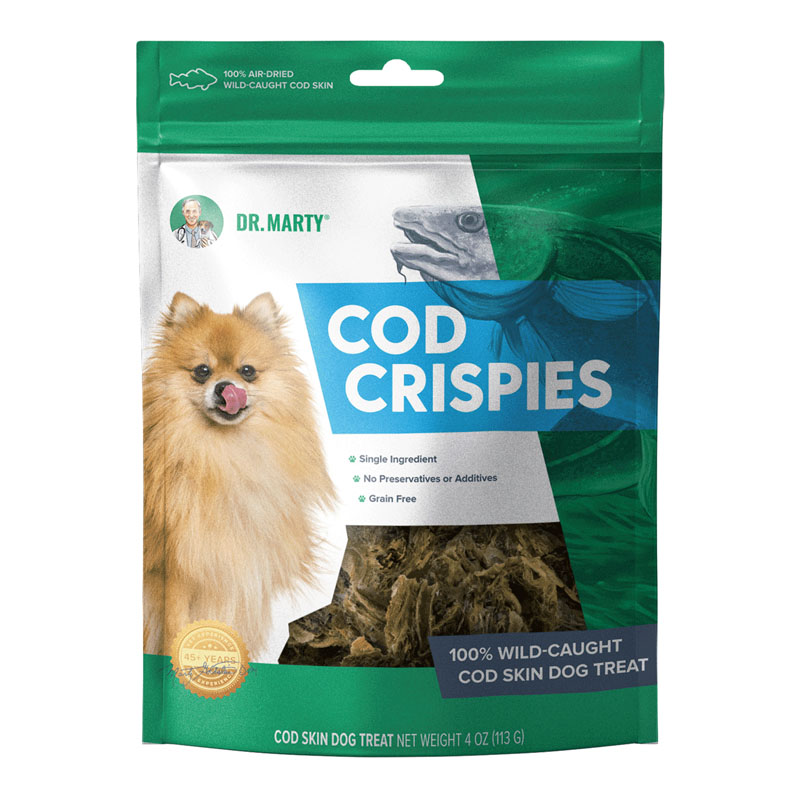 Dr. Marty Cod Crispies Freeze-Dried Dog Treats, 4 oz