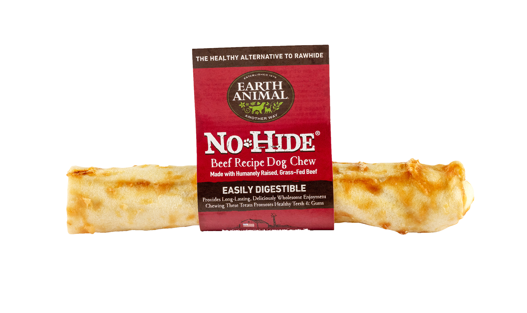 Earth Animal Beef No-Hide Wholesome Chews - Medium