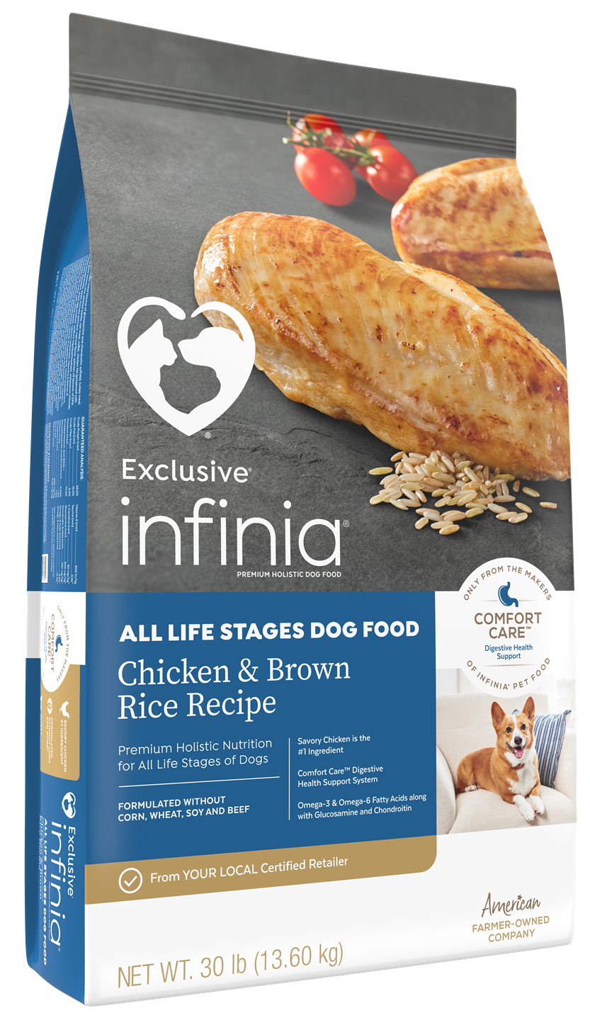 Departments Infinia Chicken & Brown Rice Recipe Dog Food, 30 lbs