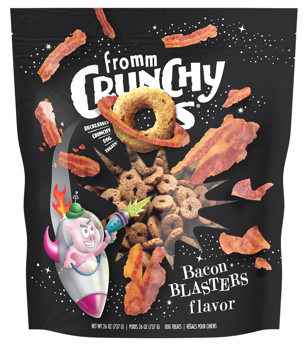 Fromm Crunchy O's Bacon Blasters, 26 oz