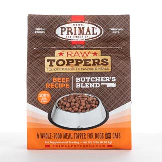 Primal Butcher's Blend Topper - Beef, 2 lbs