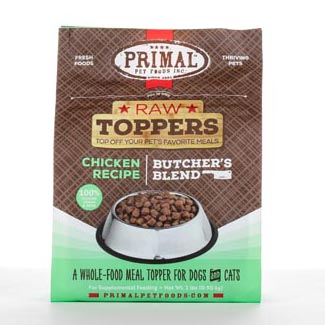 Primal Butcher's Blend Topper - Chicken, 2 lbs