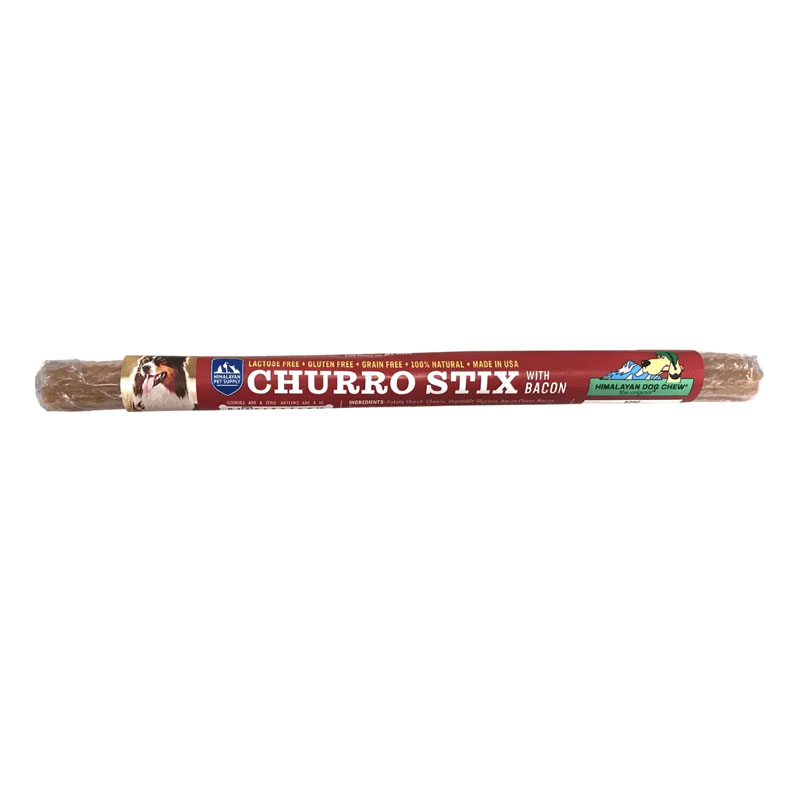 Himalayan Pet CHurro Stix - Bacon, 10"