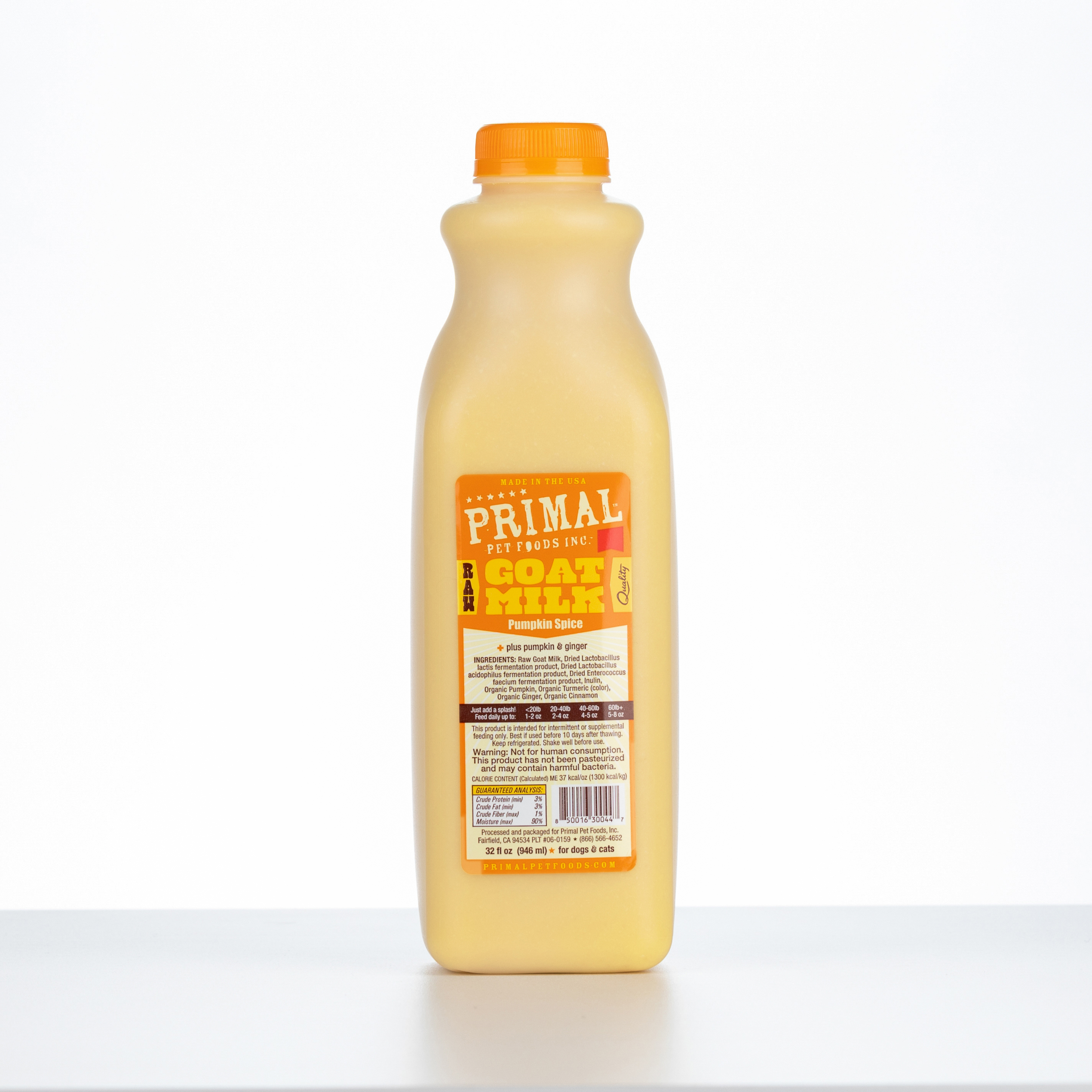 Primal Goat Milk - Pumpkin Spice, 32 oz