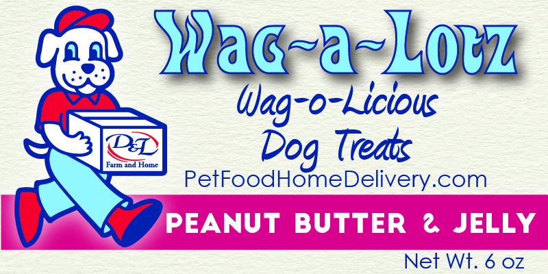 D&L Wag-a-LotZ Peanut Butter & Jelly Bites, 6 oz