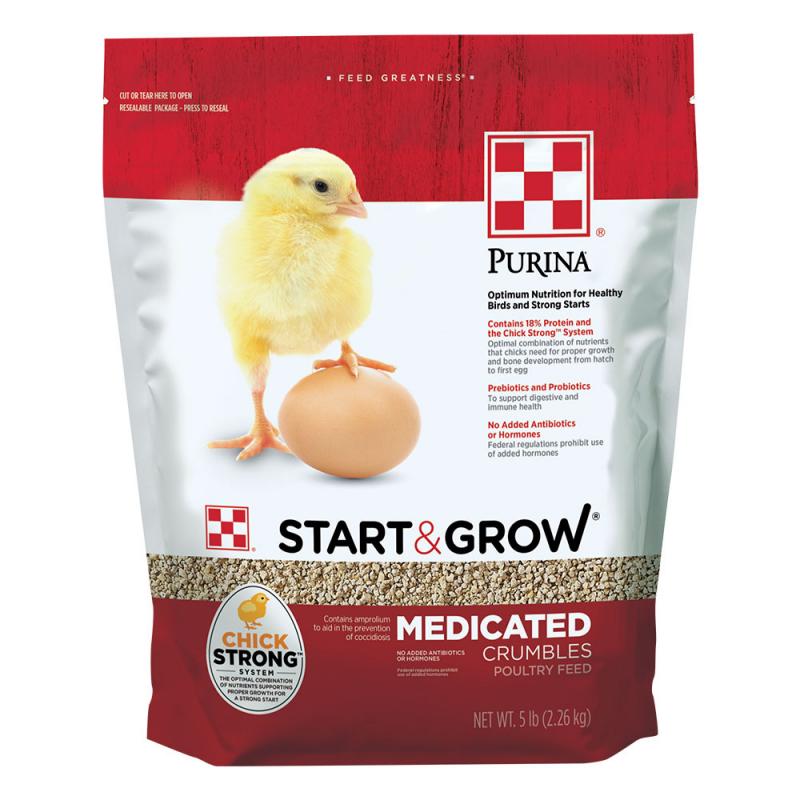 Purina&reg; Start & Grow&reg; Medicated, 5 lbs