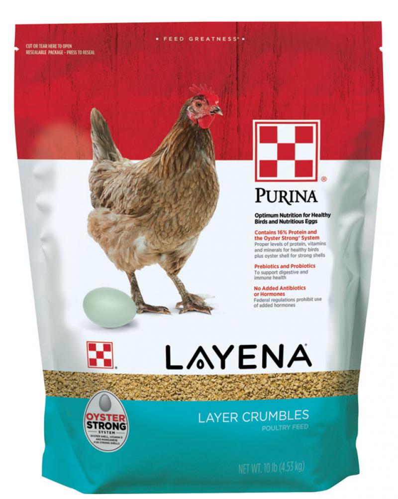 Purina&reg; Layena&reg; Crumbles, 10 lbs