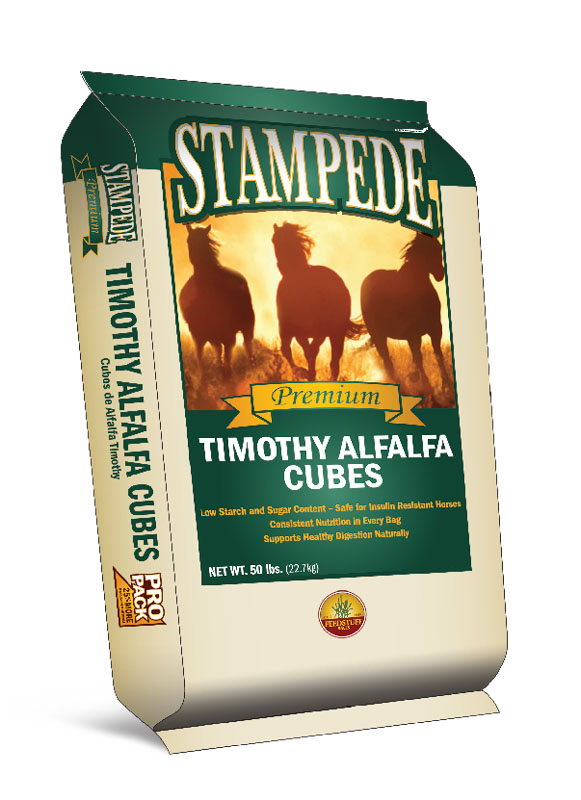 Stampede Timothy Alfalfa Cubes, 50 lbs