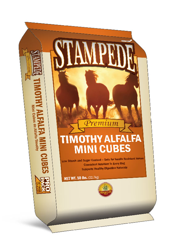 Stampede Timothy Alfalfa Mini Cubes, 50 lbs