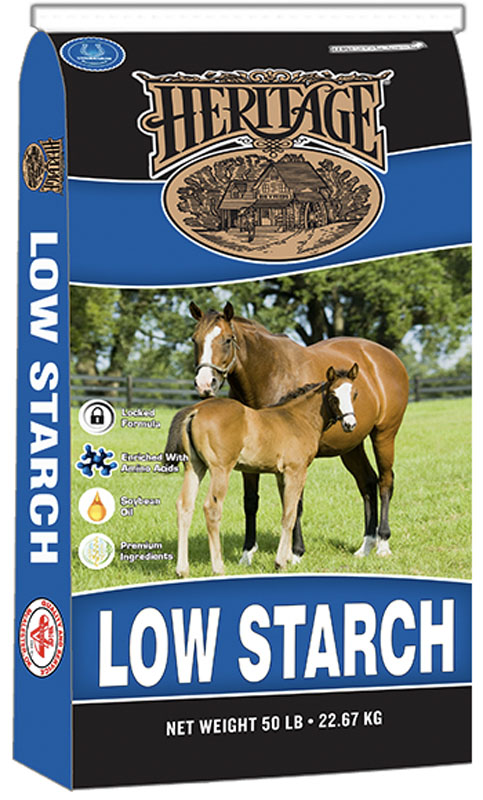 Heritage Low Starch Horse Feed, 50 lbs