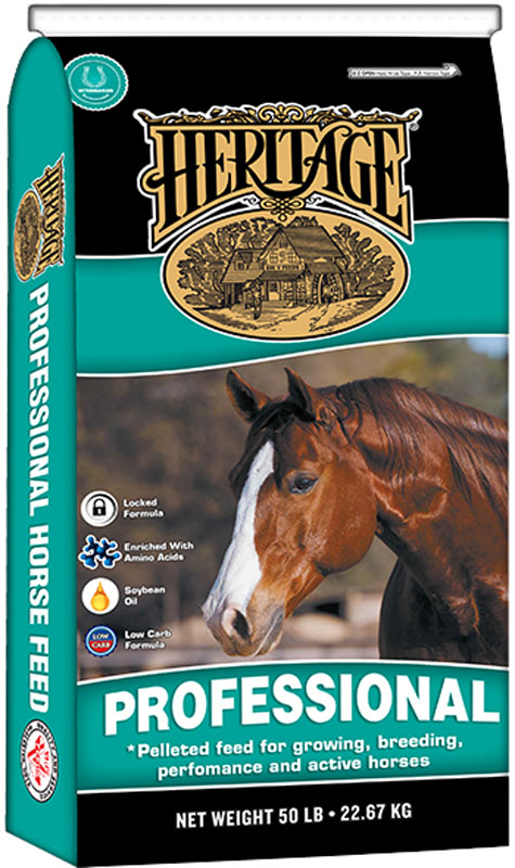 Heritage 14% Professional Horse Pellet, 50 lbs