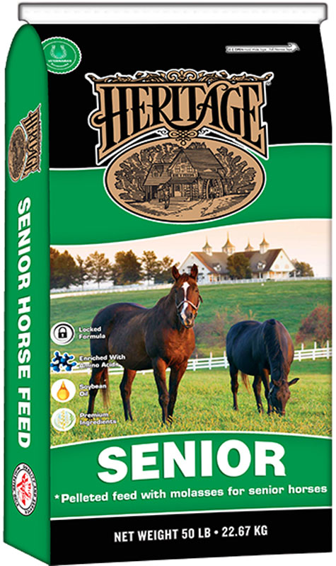 Heritage Senior Horse Feed, 50 lbs