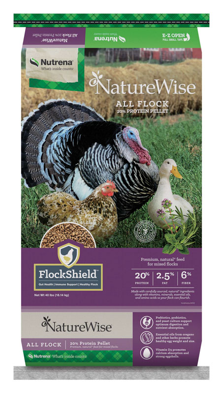 Nutrena NatureWise All Flock Pellet, 40 lbs