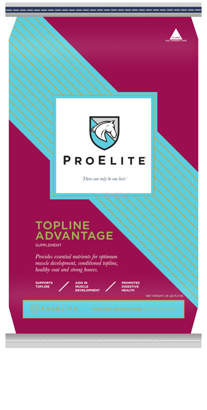 ProElite Topline Advantage Supplement for Horses, 25 lbs