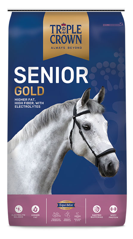 Triple Crown Senior Gold - Textured, 50 lbs