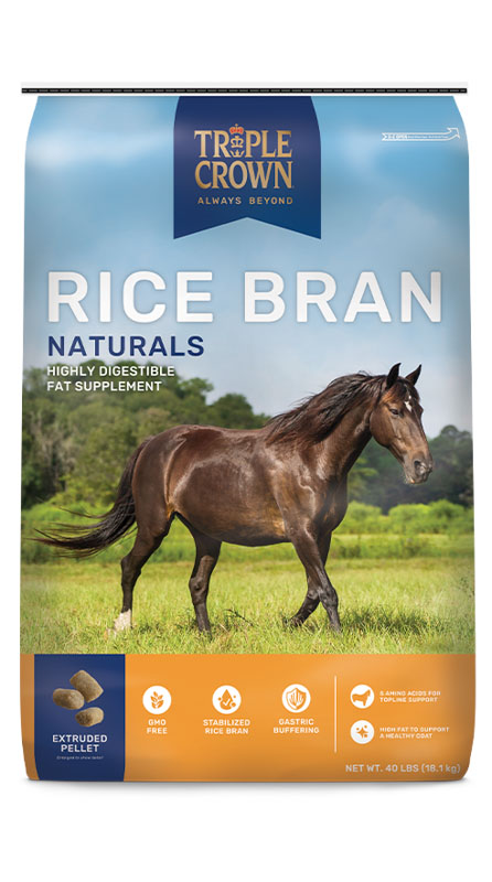 Triple Crown Naturals Rice Bran, 40 lbs