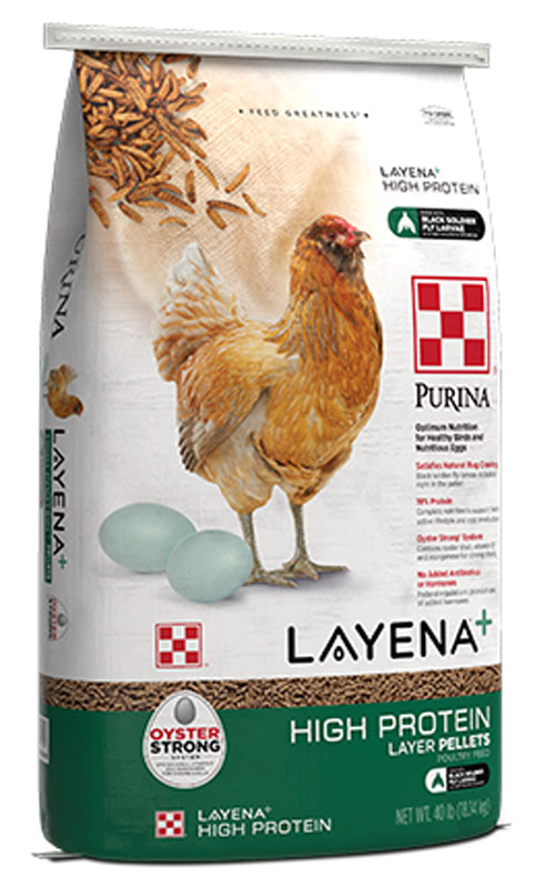 Purina&reg; Layena&reg;+ High Protein Layer Feed, 40 lbs