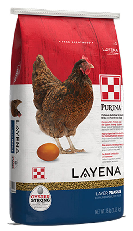 Purina Layena Pearls, 25 lbs