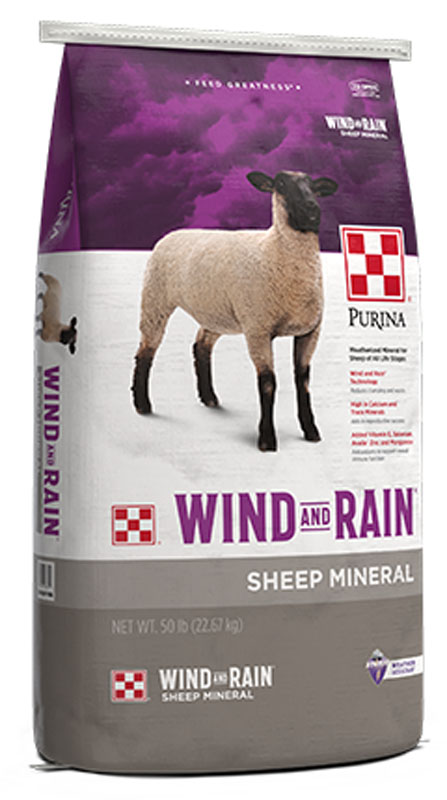 Purina&reg; Wind & Rain&reg; Sheep Mineral, 50 lbs
