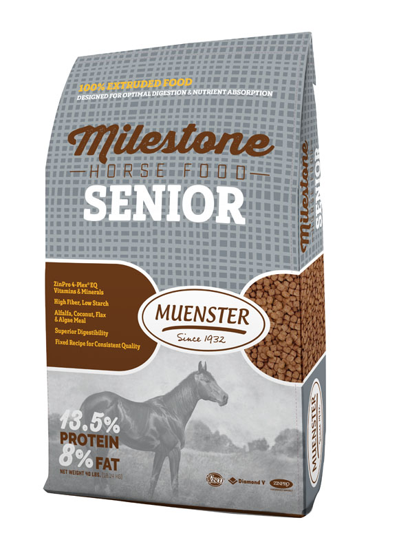 Milestone Senior Horse Feed, 40 lbs