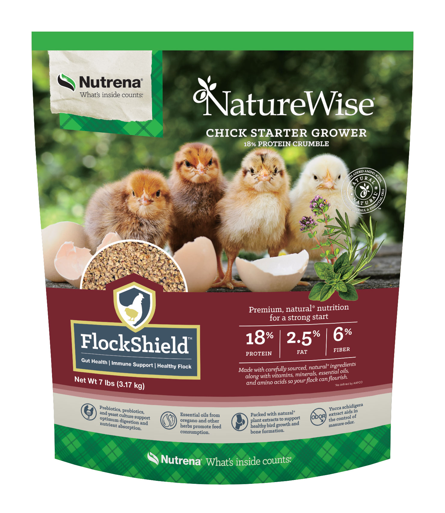 Nutrena Naturewise Chick Starter, 7 lbs