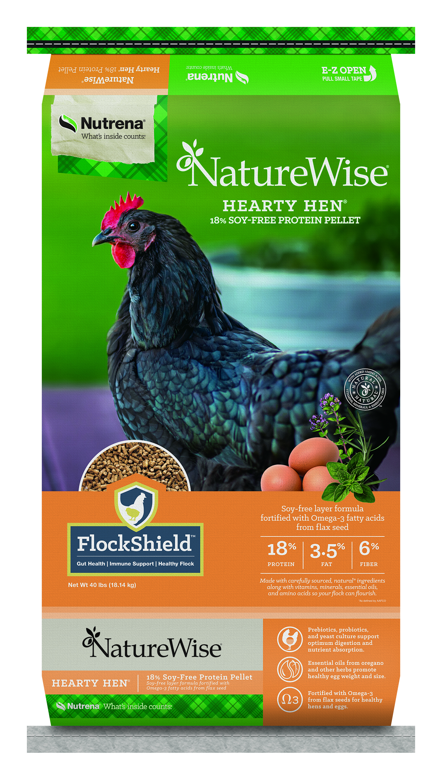 Naturewise Hearty Hen Lay Pl 40#