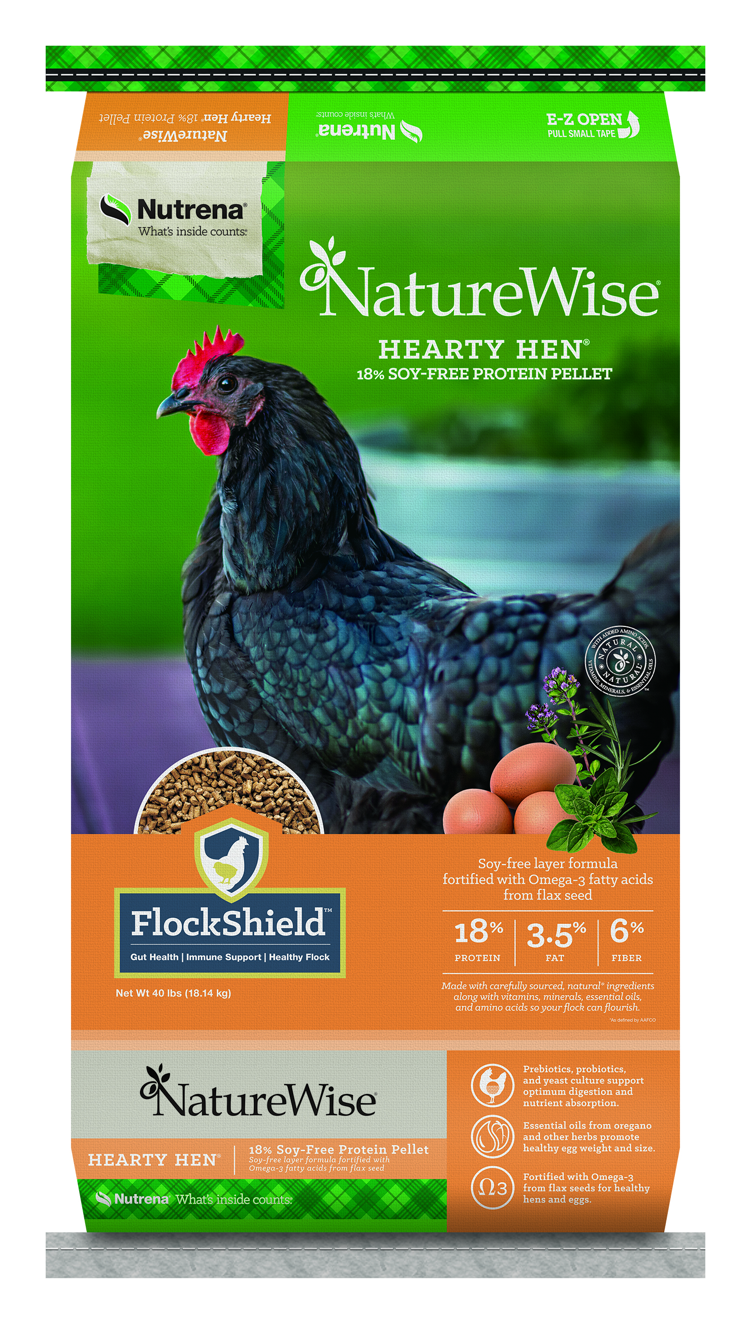 Naturewise Hearty Hen Lay Pl 40#